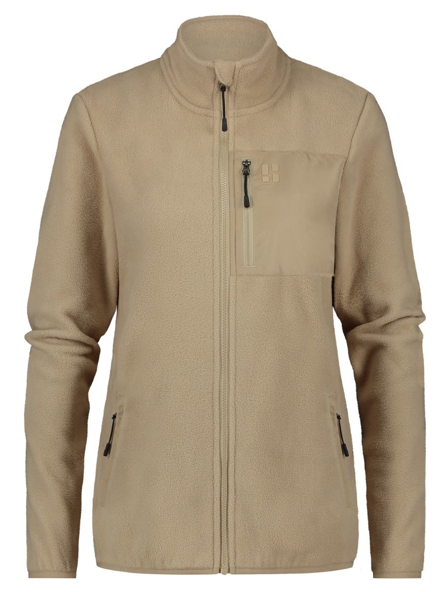 Poederbaas Four Seasons Fleece Vest Dames Zand