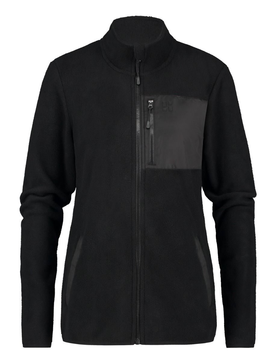 Poederbaas Four Seasons Fleece Vest Dames Zwart