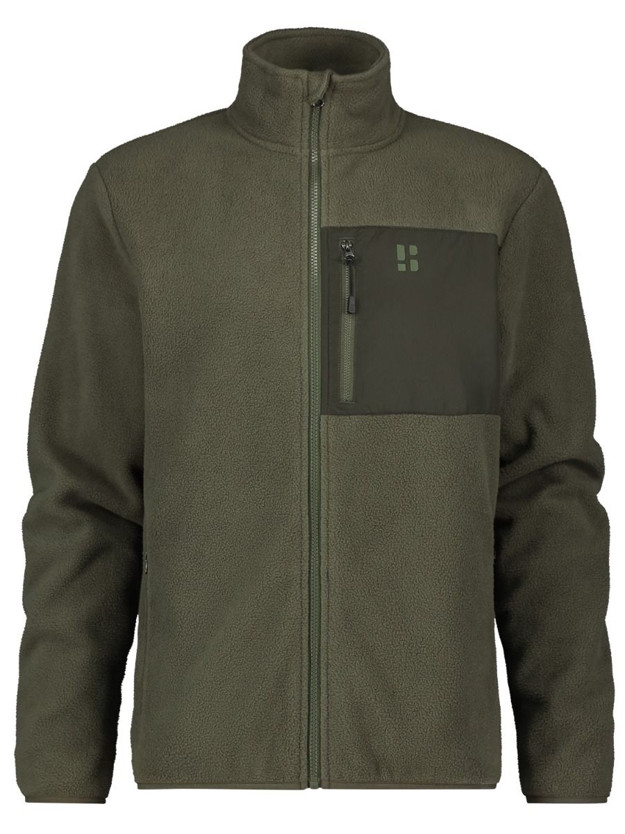 Poederbaas Four Seasons Fleece Vest Heren Groen