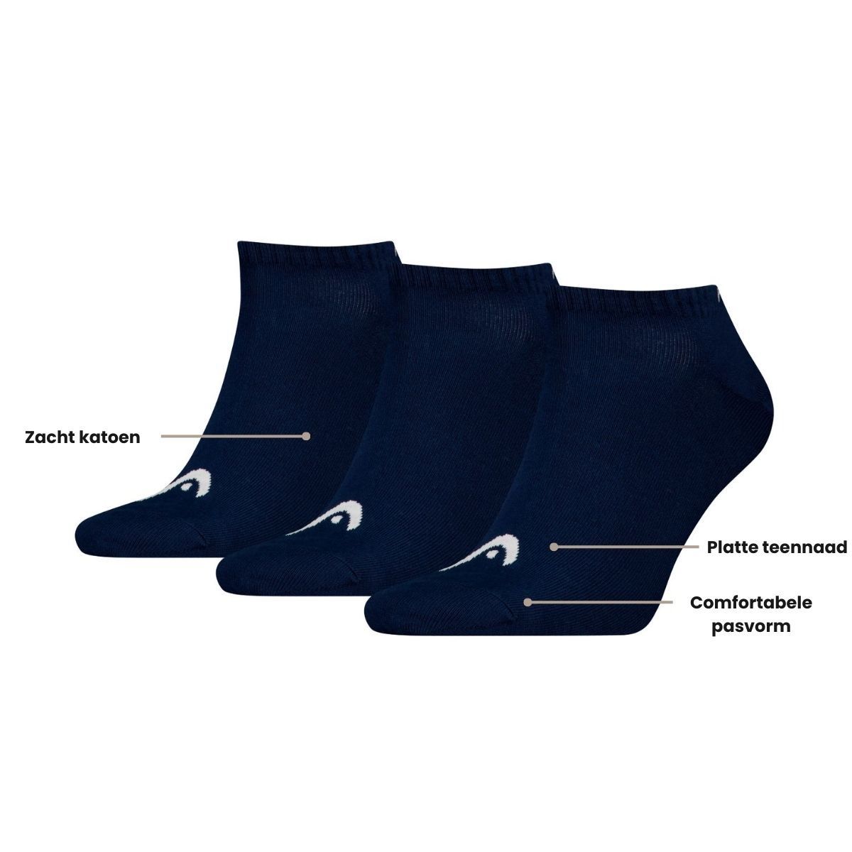 HEAD Sneakersokken Training 12-pack Navy