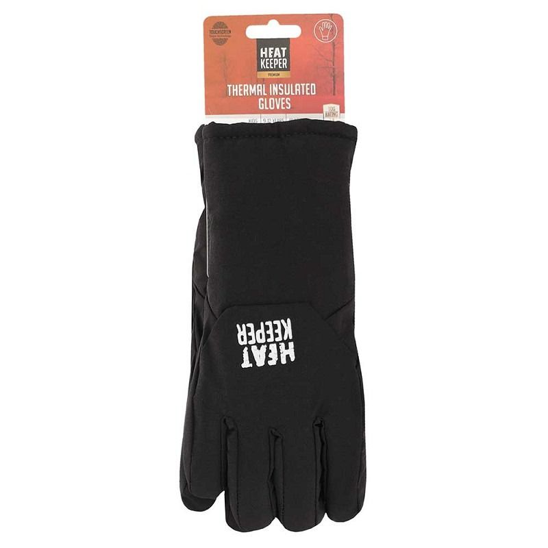 Heatkeeper Kinder Thermo Handschoenen Plus Zwart