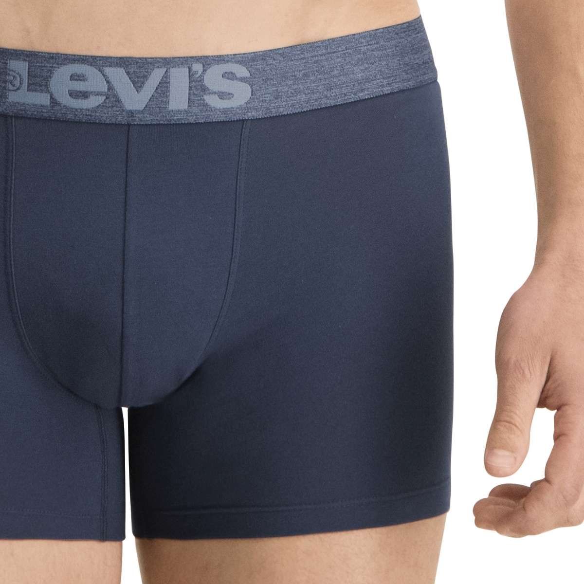 Levi's Boxershorts Melange WB Organic Cotton 6-pack Mood Indigo