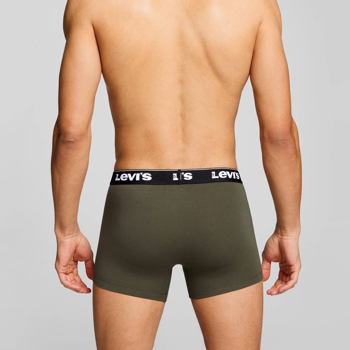 Levi's Boxershorts Repeat Logo 3-pack Khaki