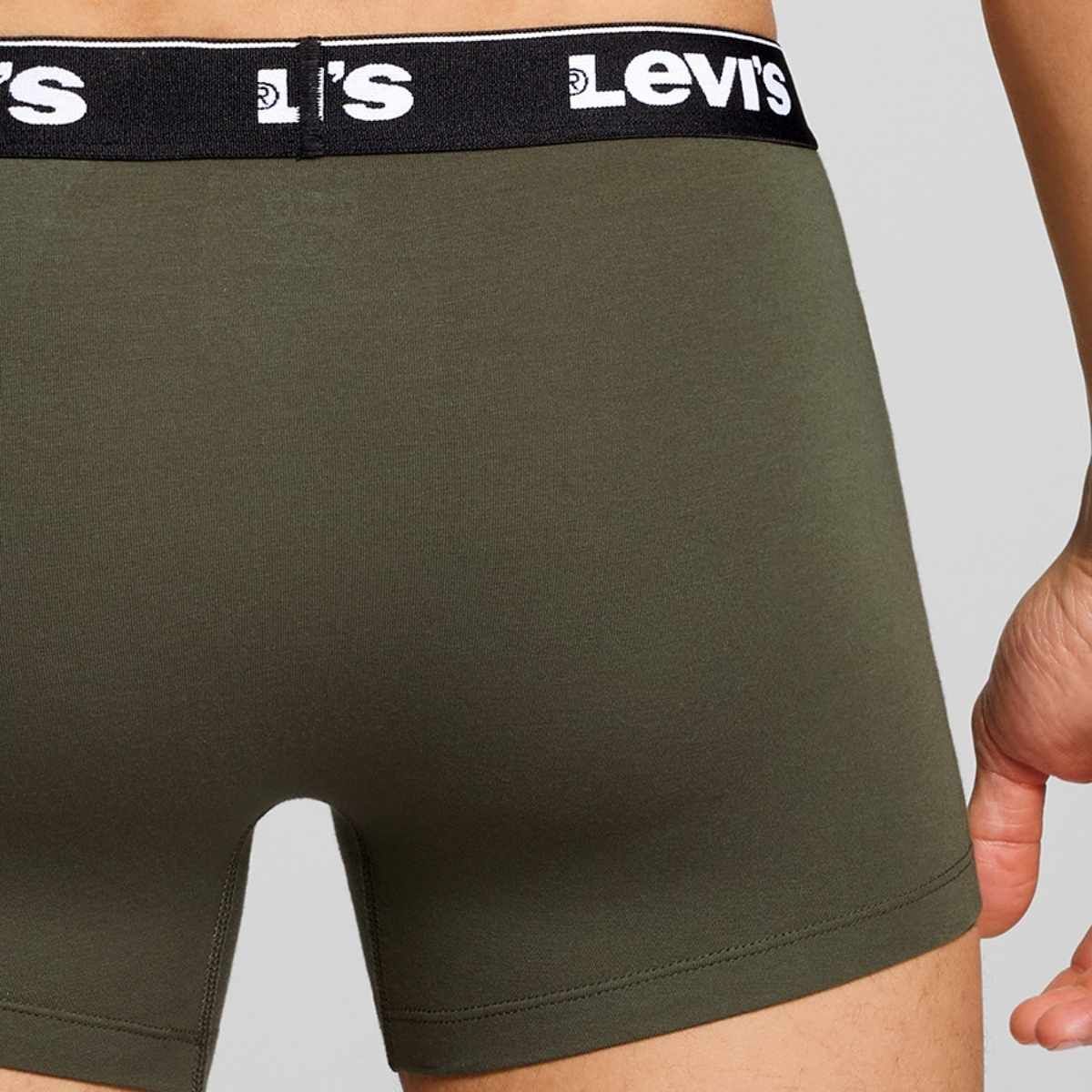 Levi's Boxershorts Repeat Logo 3-pack Khaki