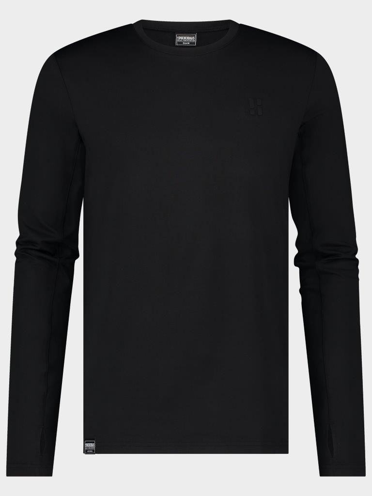 Poederbaas Four Seasons Lightweight Longsleeve Heren Zwart