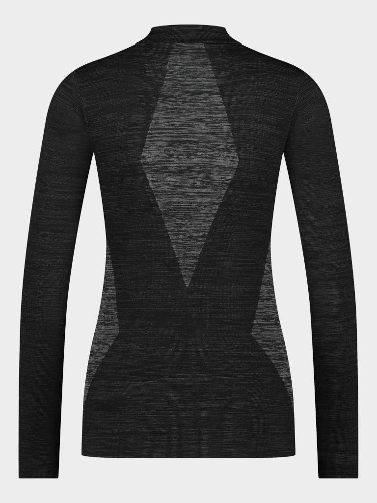 Poederbaas Thermoshirt Dames Technical Longsleeve Zwart