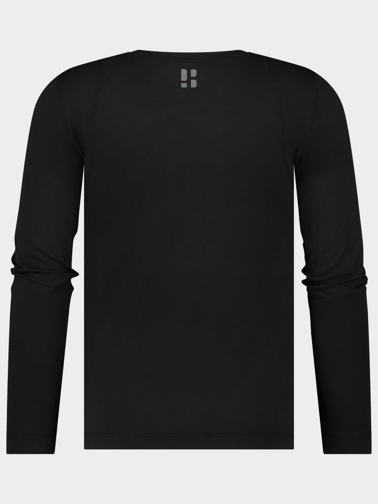 Poederbaas Thermoshirt Heren Lightweight Zwart