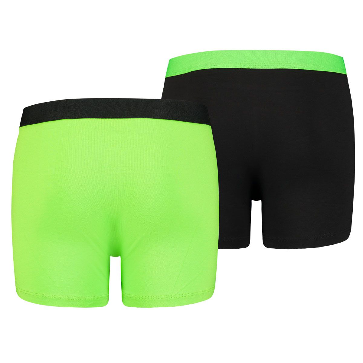 Puma Boys Boxershorts Placed Logo Green Combo 2-Pack