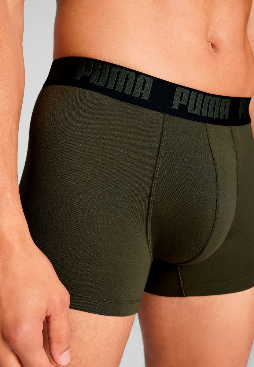 Puma Boxershorts Everyday Basic 2-pack Forest Night Tonal