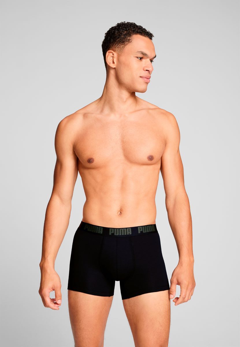 Puma Boxershorts Everyday Basic 2-pack Forest Night Tonal