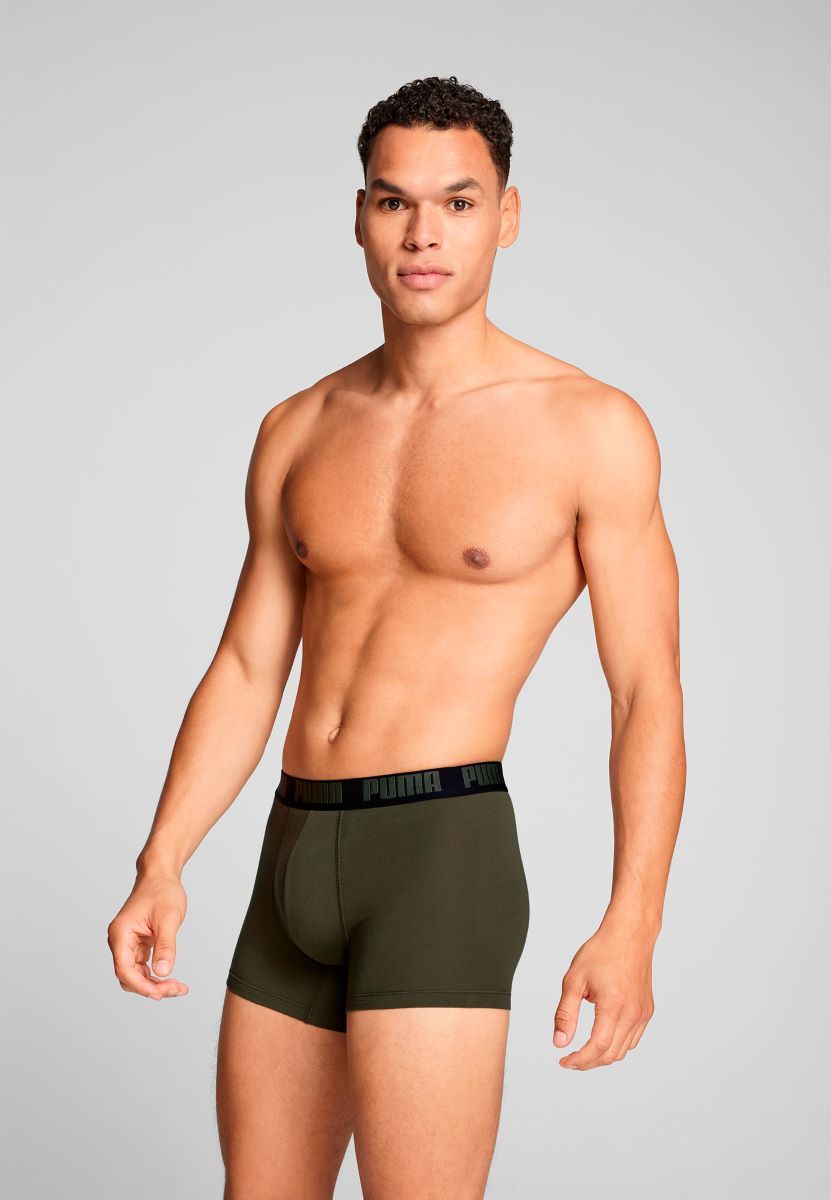 Puma Boxershorts Everyday Basic 2-pack Forest Night Tonal