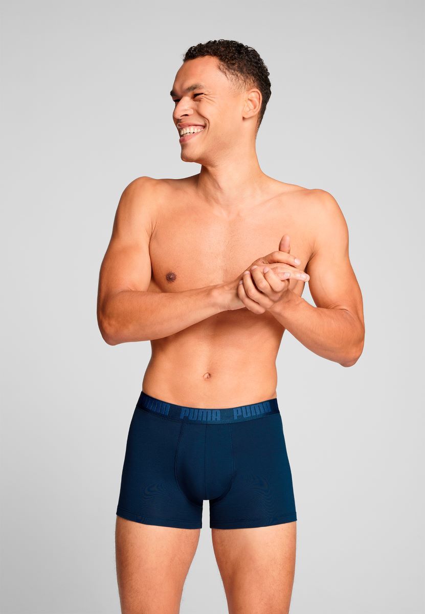 Puma Boxershorts Everyday Heritage Stripe 2-pack Denim