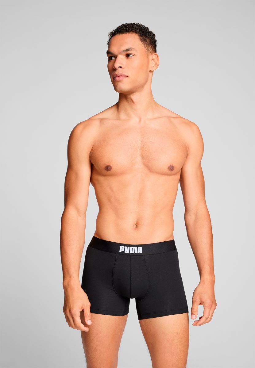 Puma Boxershorts Everyday Placed Logo 2-pack Black / Black