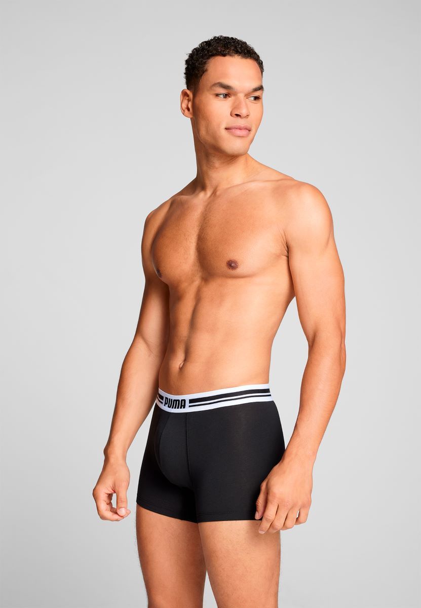 Puma Boxershorts Everyday Placed Logo 2-pack Black / Black