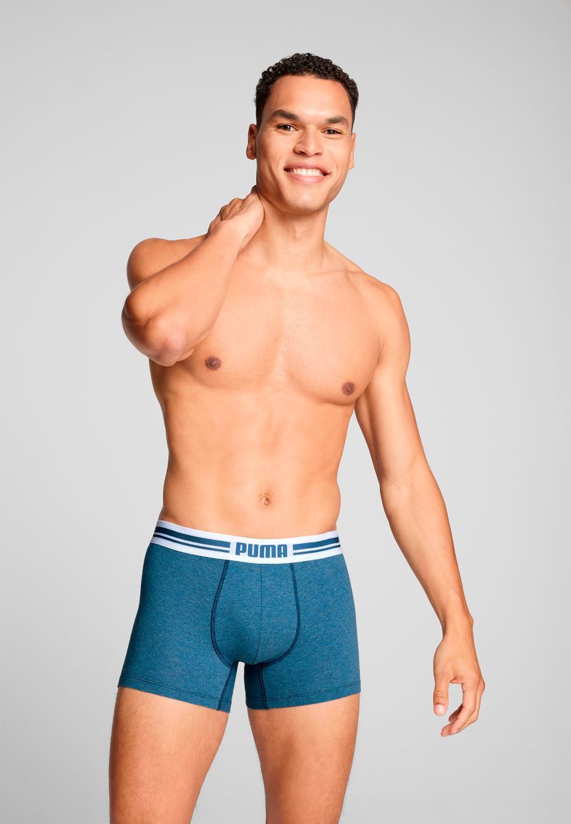 Puma Boxershorts Everyday Placed Logo 2-pack Denim