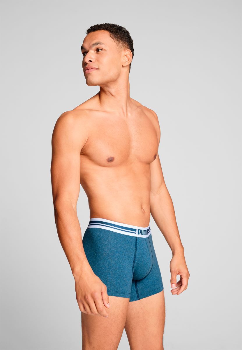 Puma Boxershorts Everyday Placed Logo 2-pack Denim
