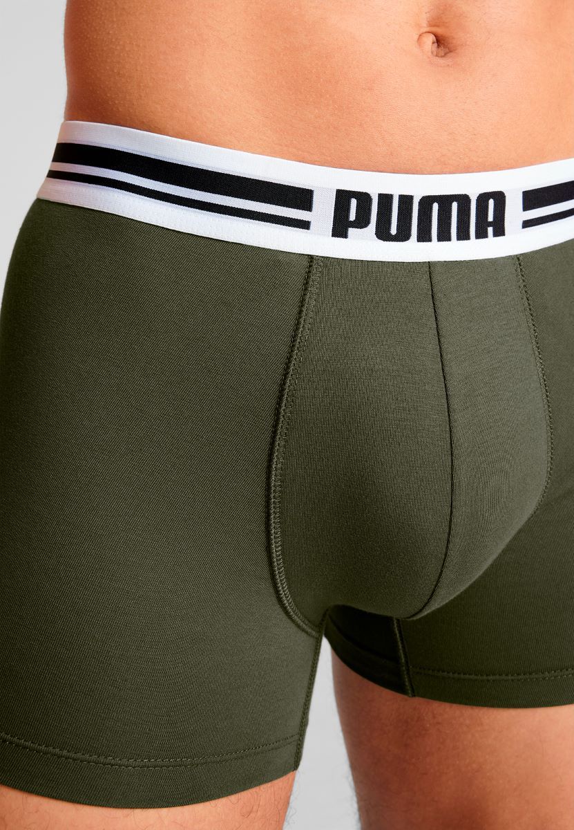 Puma Boxershorts Everyday Placed Logo 2-pack Forest Night