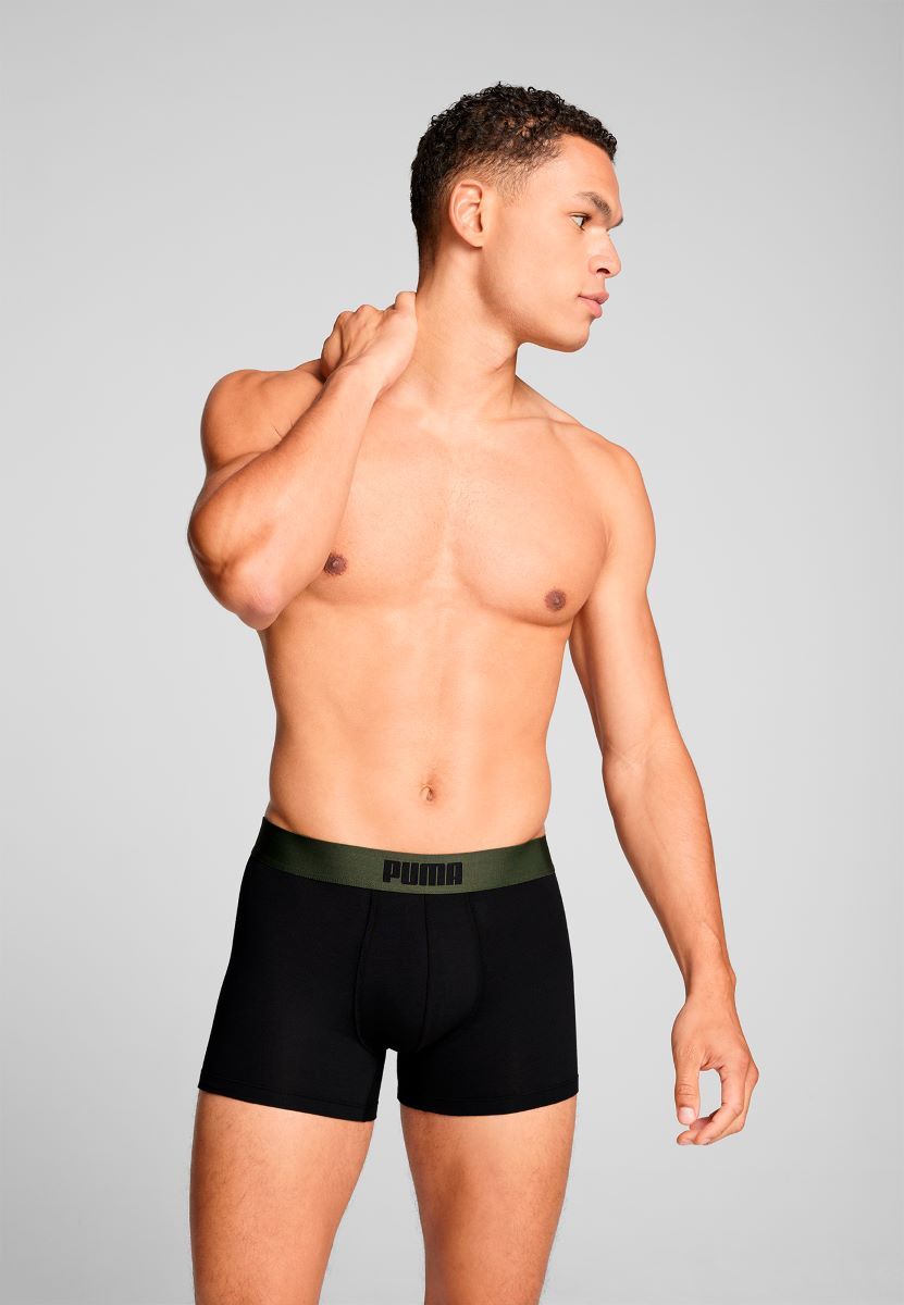 Puma Boxershorts Everyday Placed Logo 2-pack Forest Night