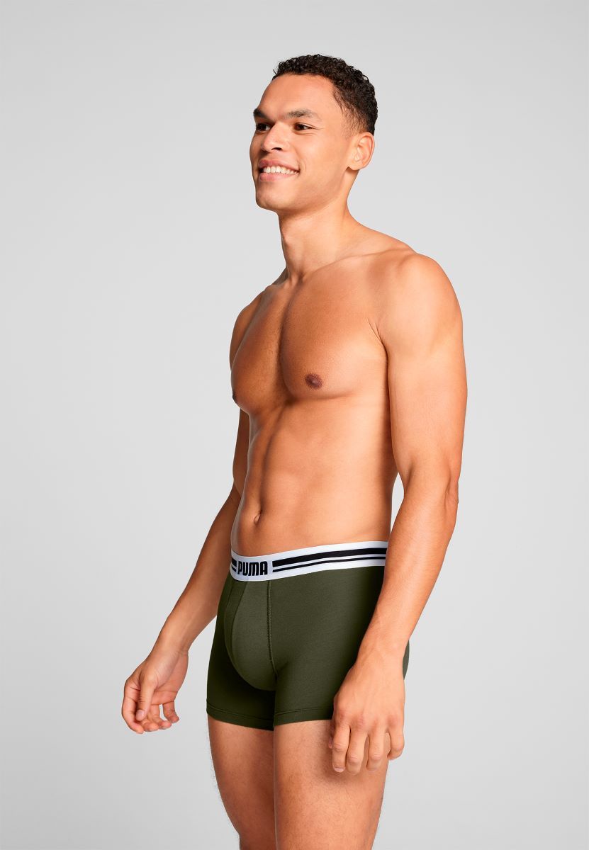 Puma Boxershorts Everyday Placed Logo 2-pack Forest Night