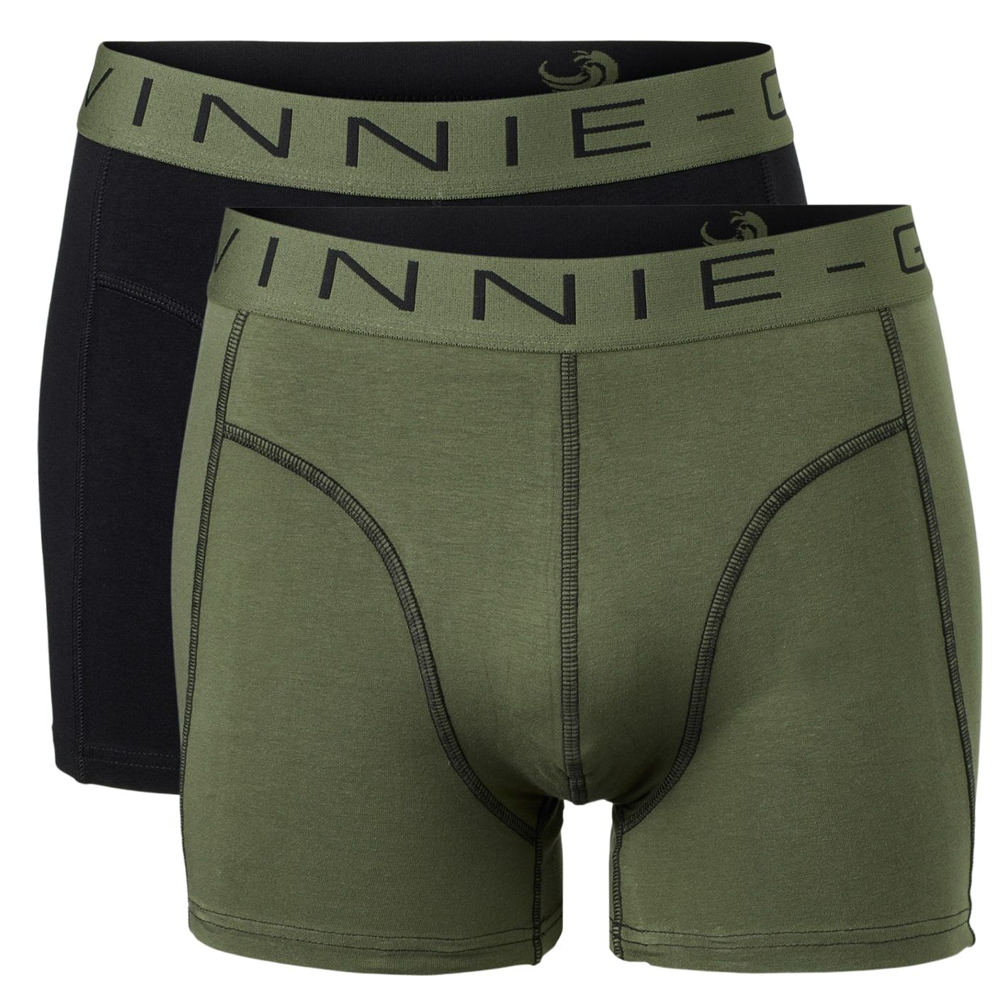 Vinnie-G Boxershorts Voordeelpakket 10-pack Black / Forest Green