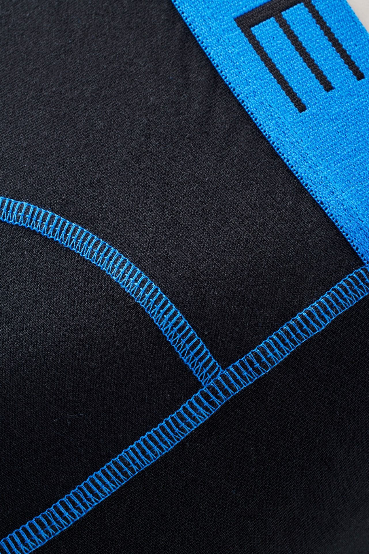 Vinnie-G Boxershorts 2-pack Black/Blue Stitches