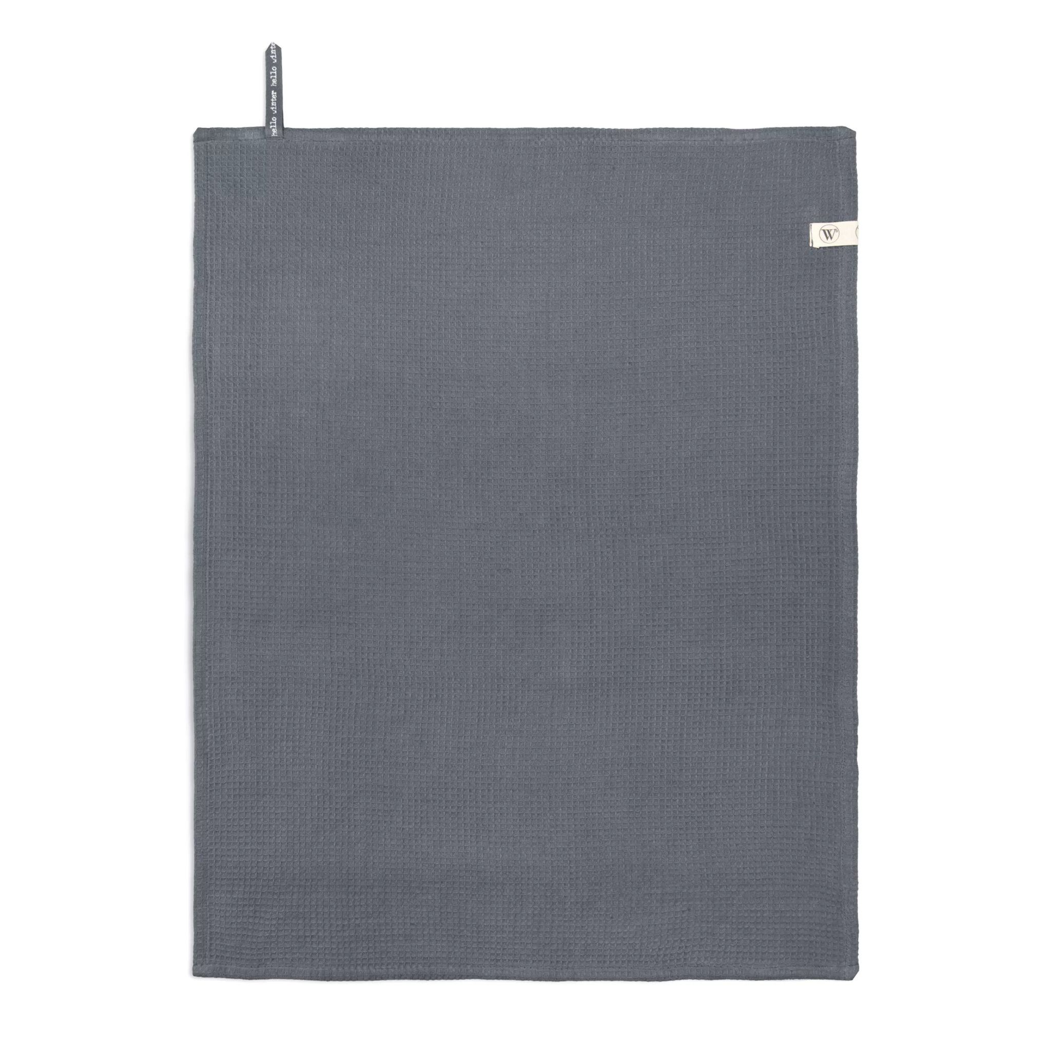 Walra Kerst Theedoeken & Handdoeken - Hello Winter - 3 stuks - Blauw