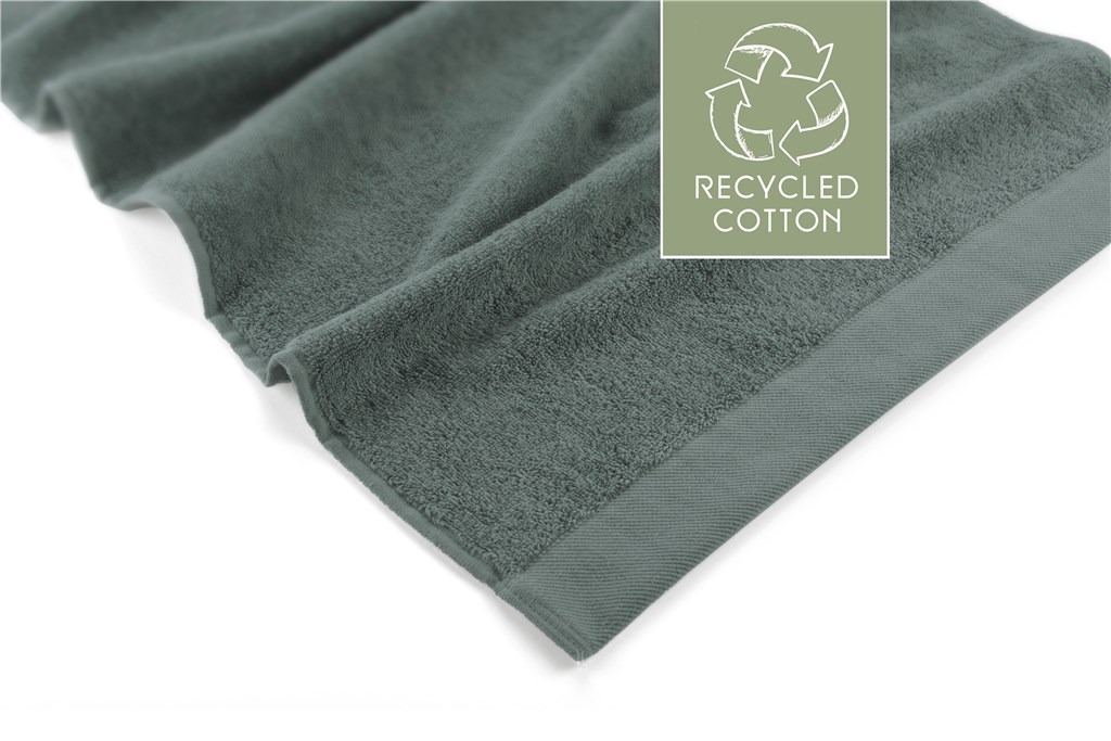 Walra Remade Cotton Handdoek 50 x 100 cm 550 gram Donker Groen