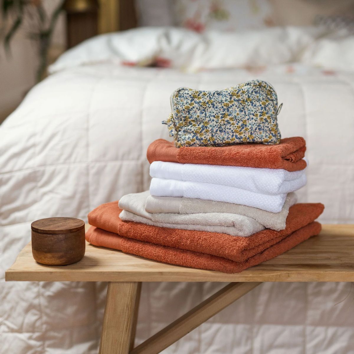 Walra Soft Cotton Handdoek 60 x 110 cm 550 gram Terra - 6 stuks