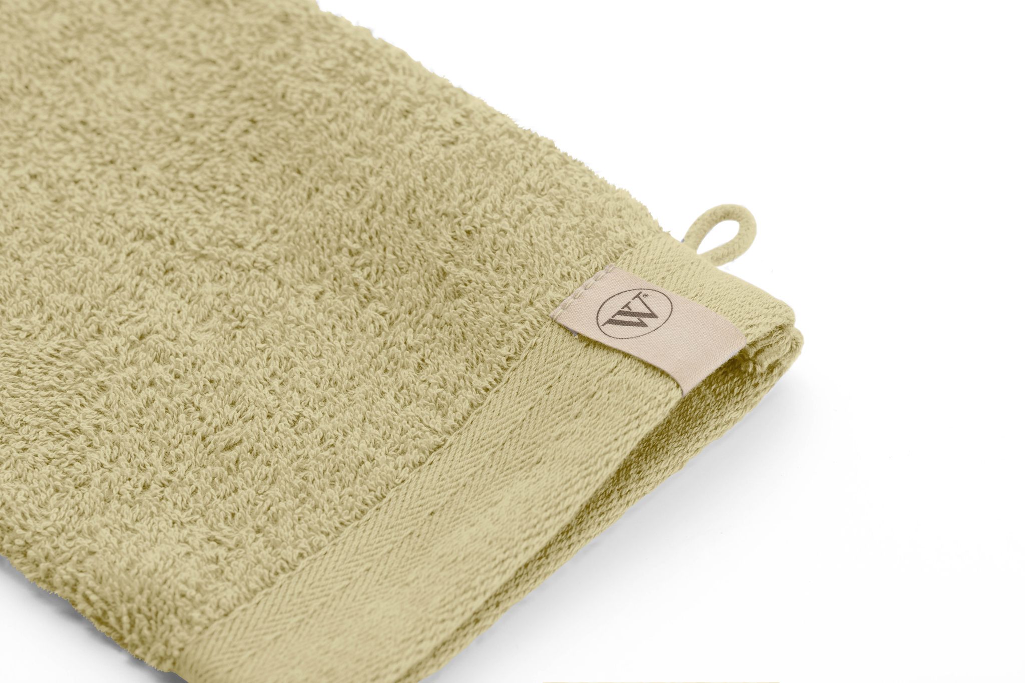 Walra Soft Cotton Washandje 16 x 21 cm 550 gram Maisgeel - 2 stuks