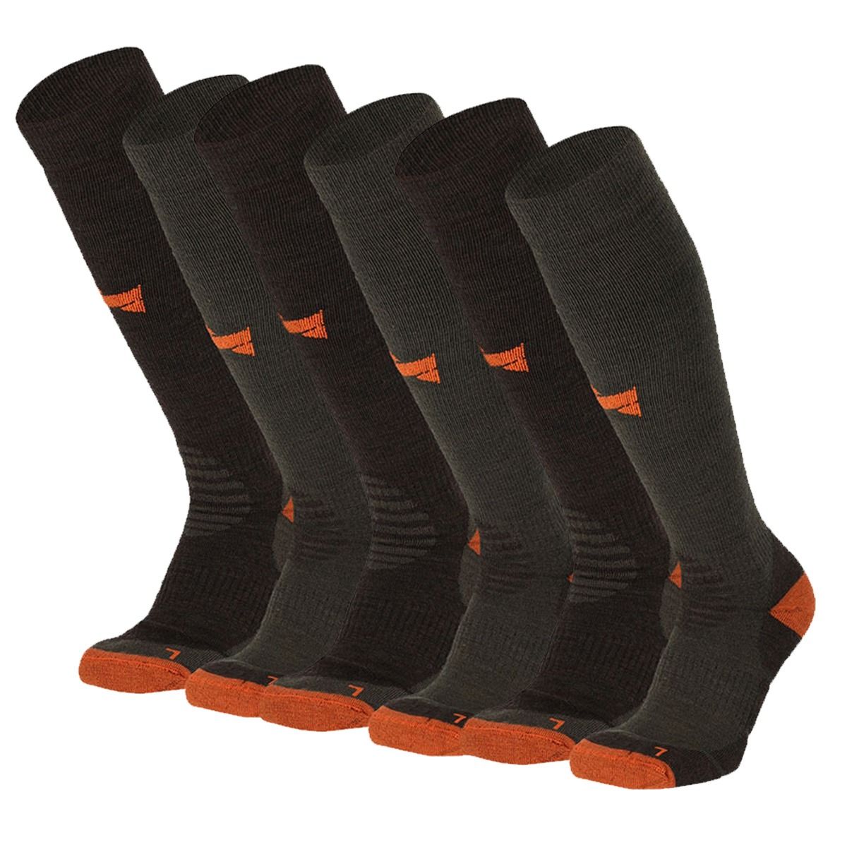 Xtreme Outdoor Sokken Compressie 6-pack Multi Green