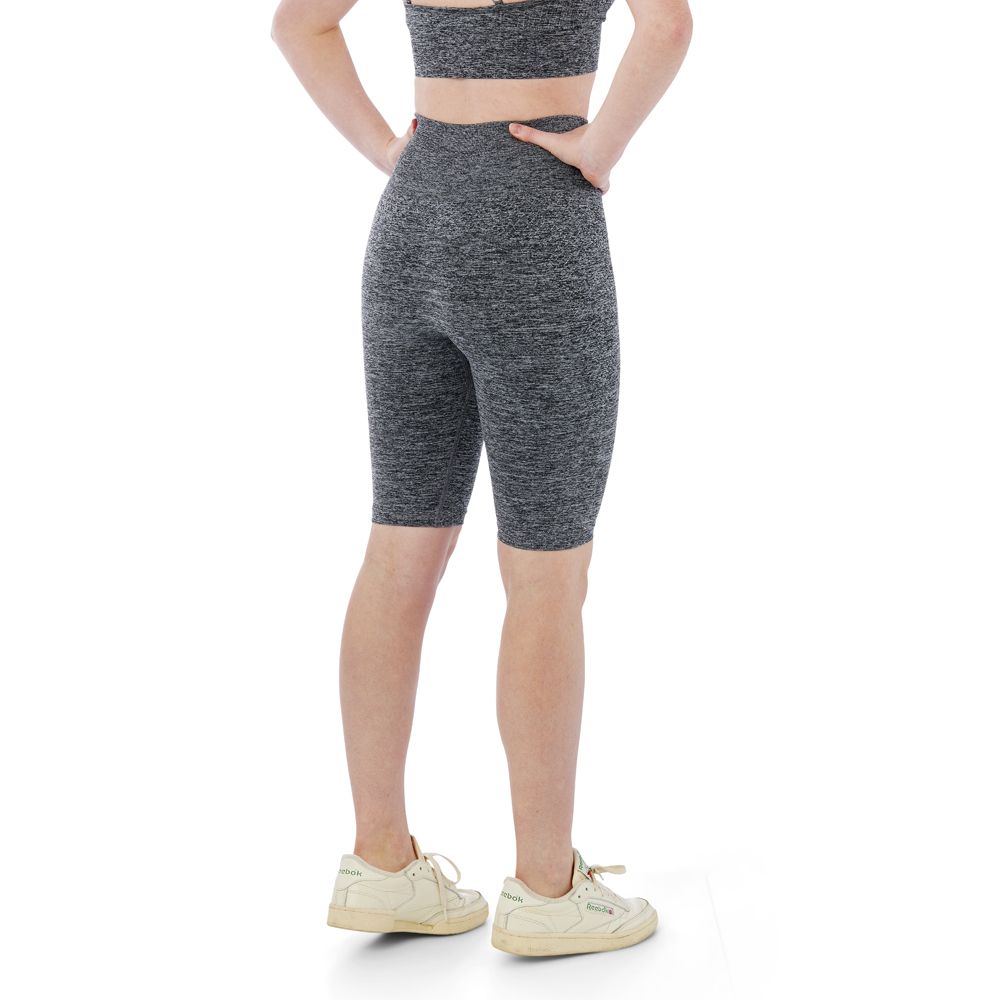 Xtreme Sportswear Korte Sportlegging Dames Short Antraciet Melange
