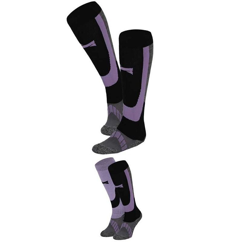 Xtreme Skisokken Unisex 6-pack Multi Purple