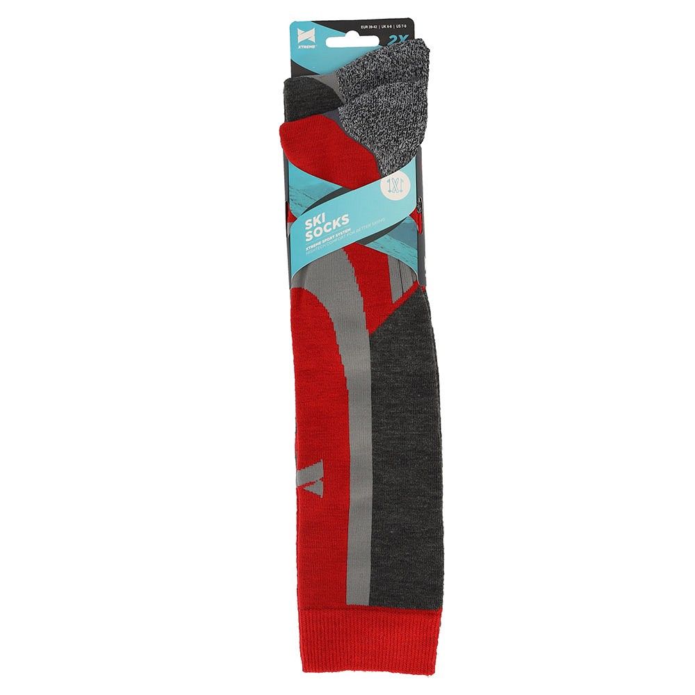 Xtreme Skisokken Unisex 2-pack Multi Red