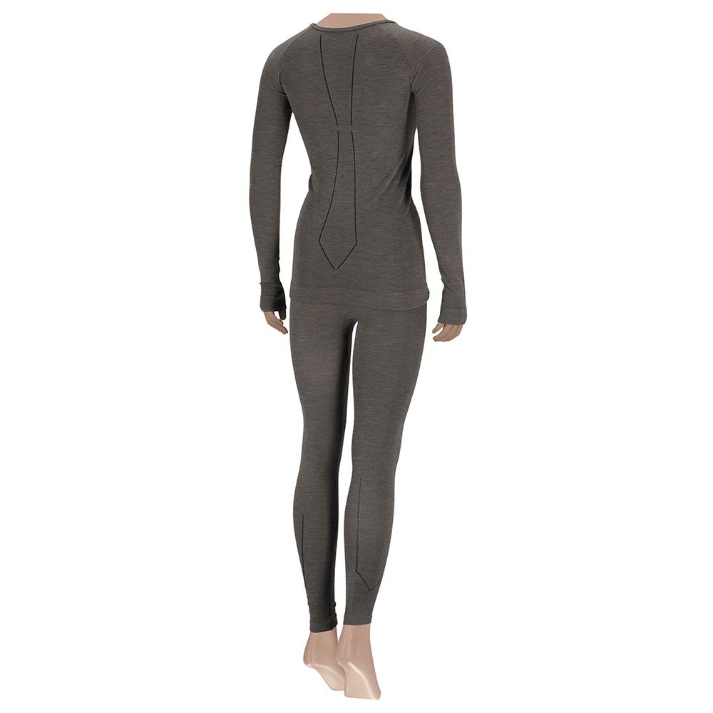 Xtreme Thermolegging Dames Merino Wol Grey Melange