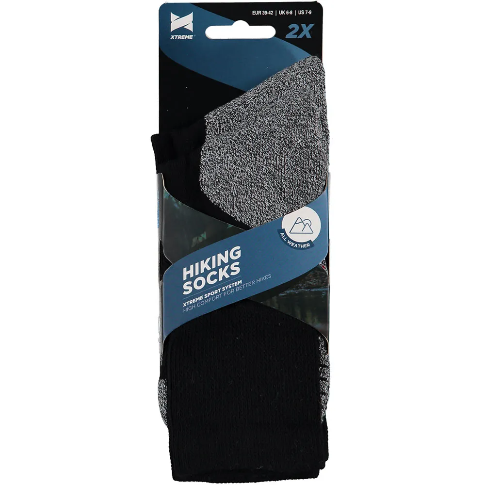 Xtreme Hiking Sokken 6-pack Multi Black