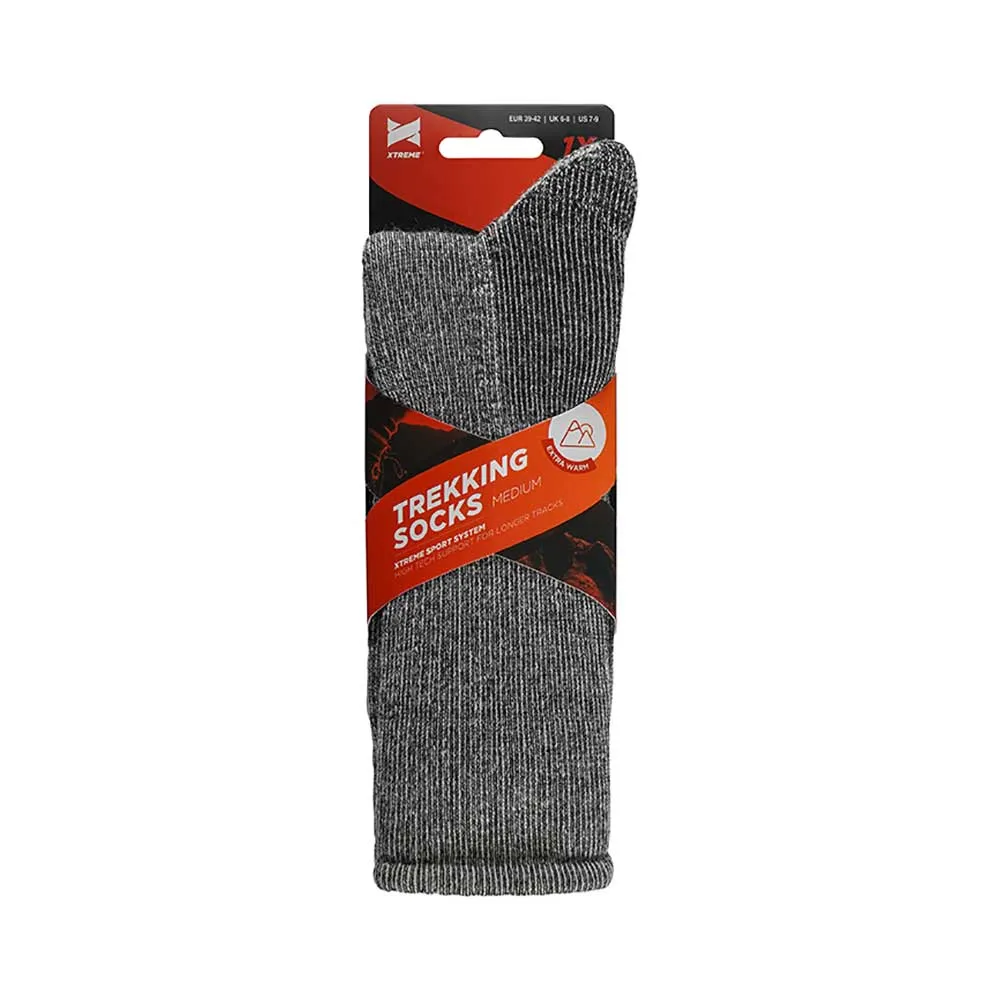 Xtreme Trekking Sokken Thermal Medium 4-pack Grey Mouliner