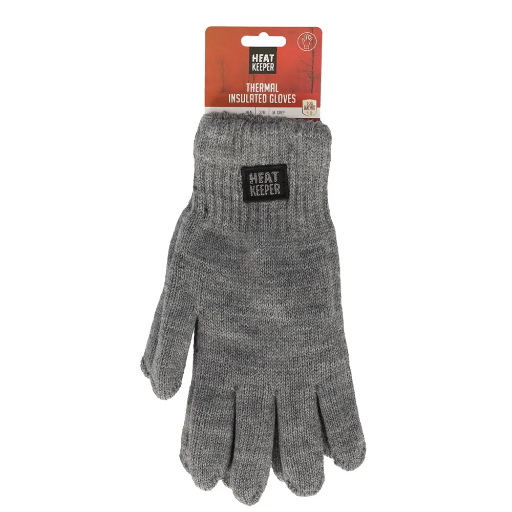 Heatkeeper Thermo Handschoenen Heren Middle Grey
