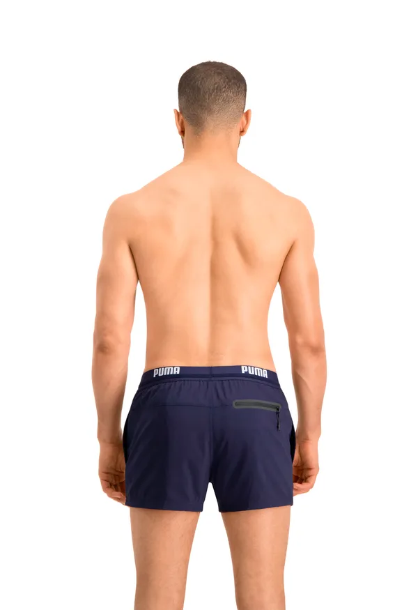 Puma Zwembroek Mannen Logo Short Navy