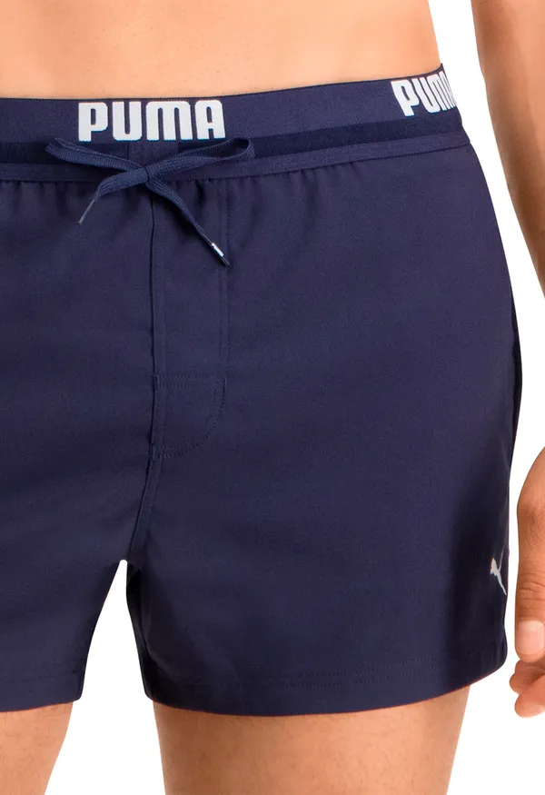 Puma Zwembroek Mannen Logo Short Navy