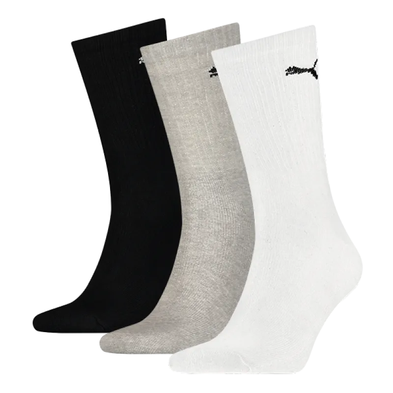 Puma Sportsokken Zwart Grijs Wit 9-pack