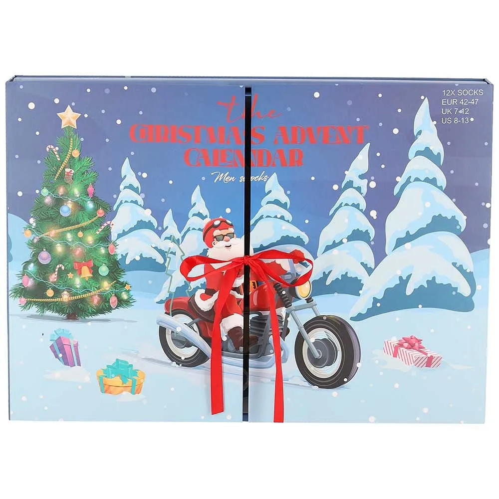Apollo Sokken Adventskalender Heren - Kerst - 12 paar sokken