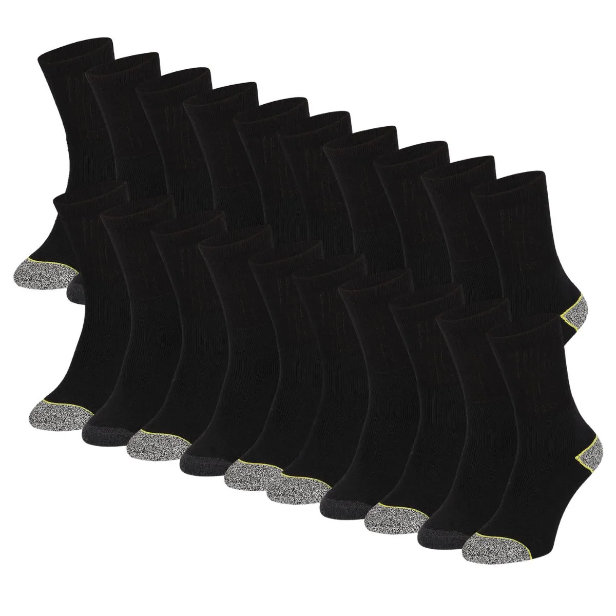 Apollo Werksokken 20-pack Zwart