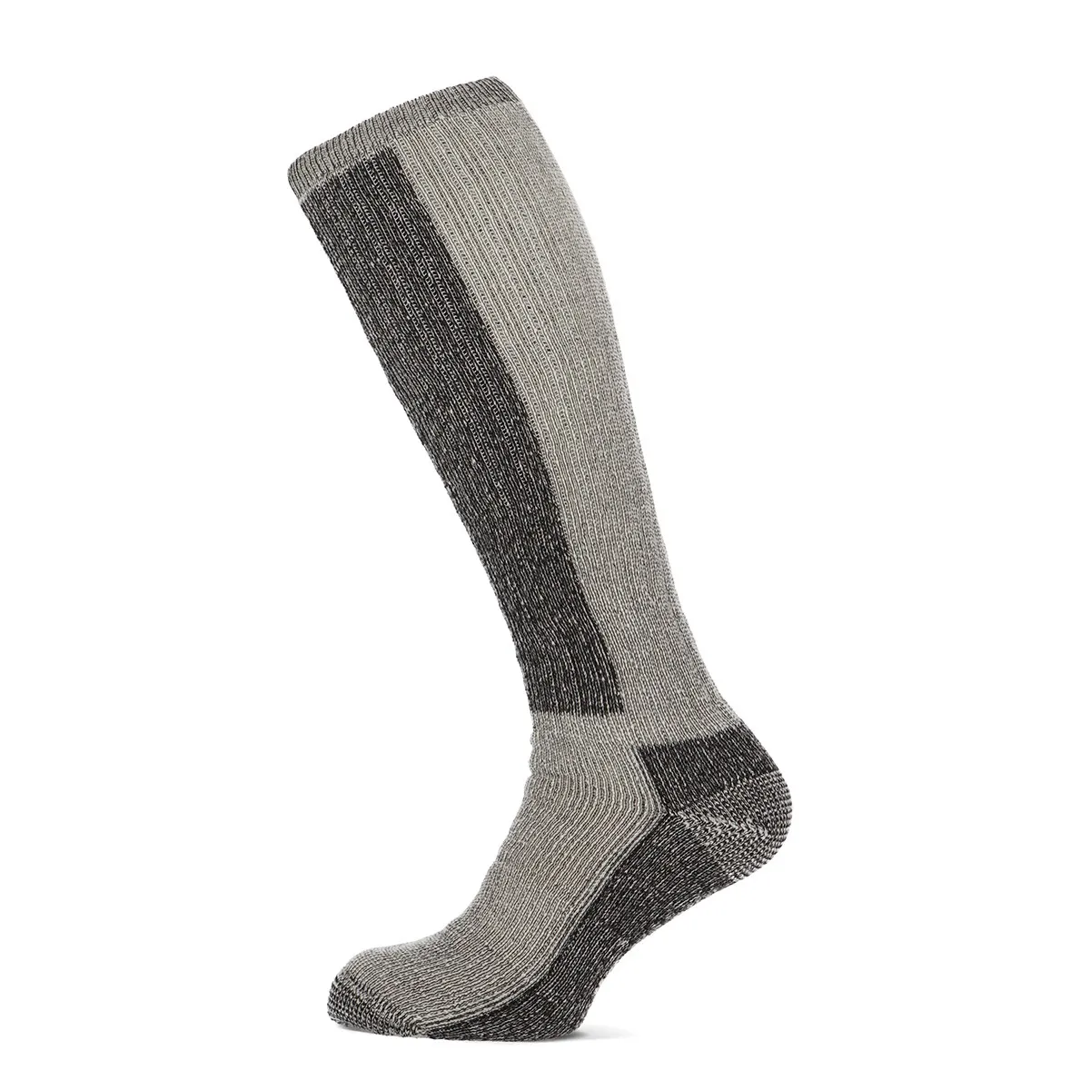 Basset Thermosokken Kniehoogte Merinowol Off White Black