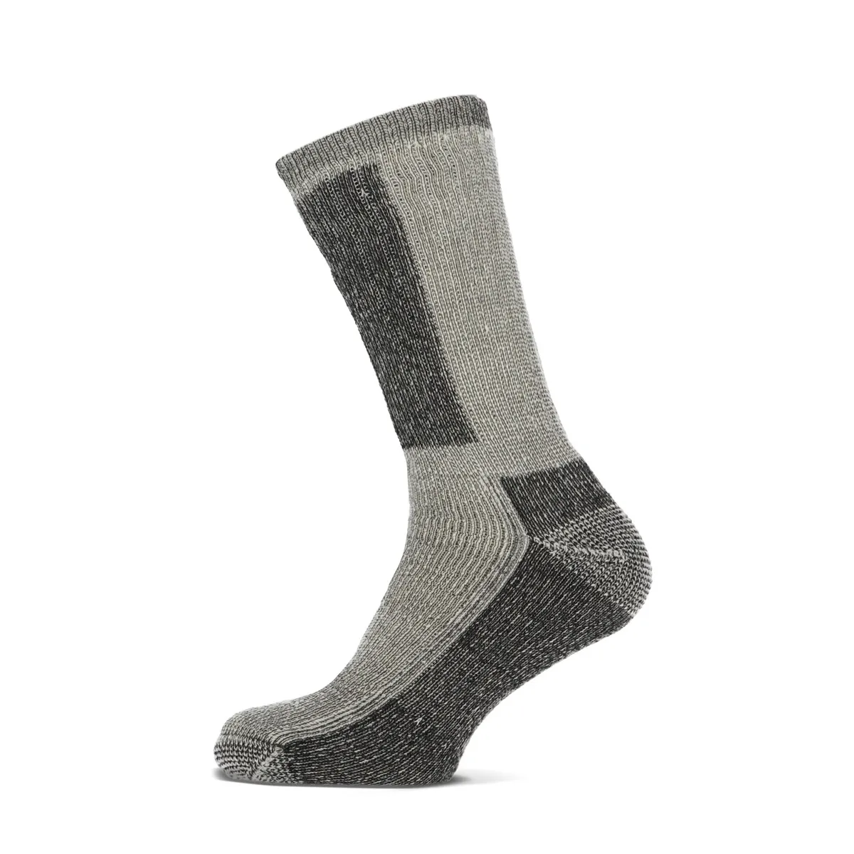 Basset Thermosokken Merinowol Off White Black