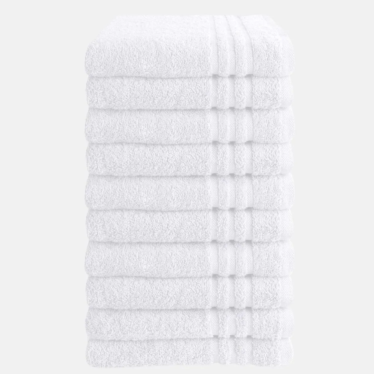 Byrklund Handdoek 50x100 cm 500gram Wit - 10 stuks