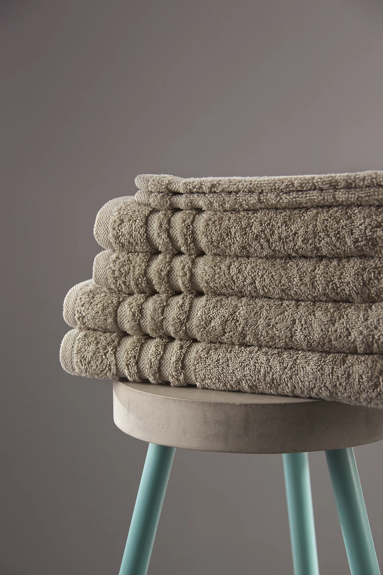 Byrklund Handdoek 70x140 cm 500gram Taupe - 6 stuks