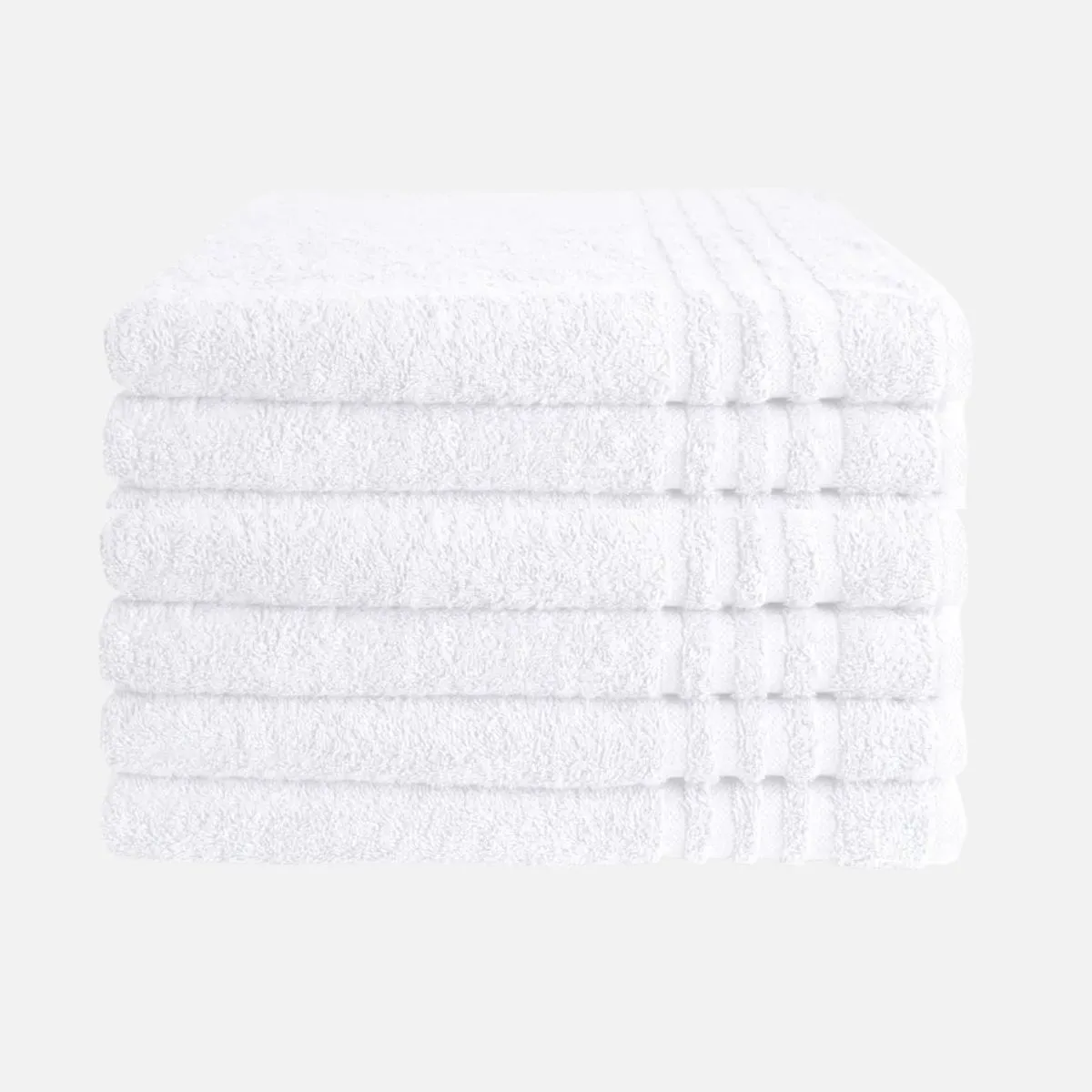 Byrklund Handdoek 70 x 140 cm 500gram Wit - 6 stuks