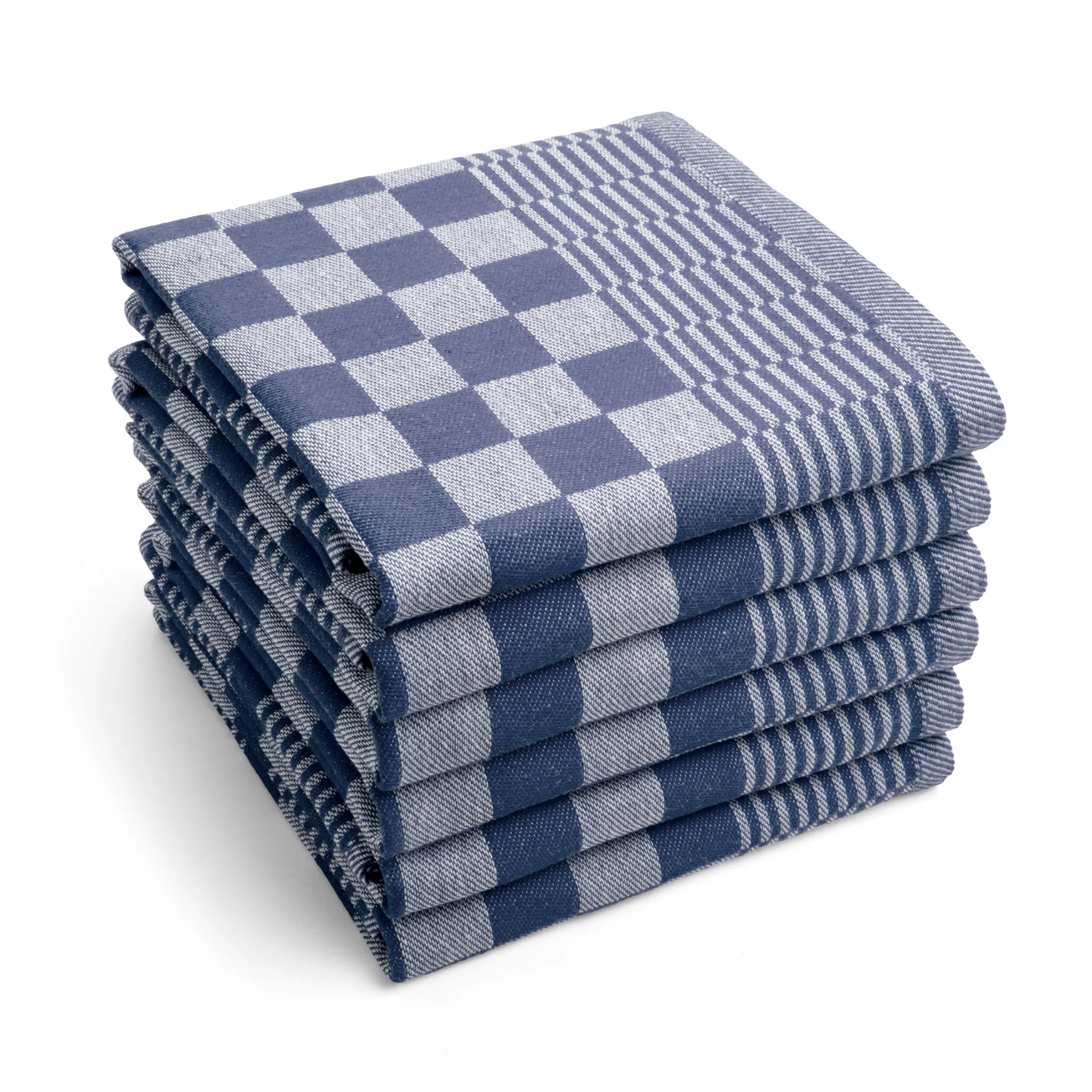 Byrklund Keuken- en Theedoeken set Clean Blauw - 12 delig