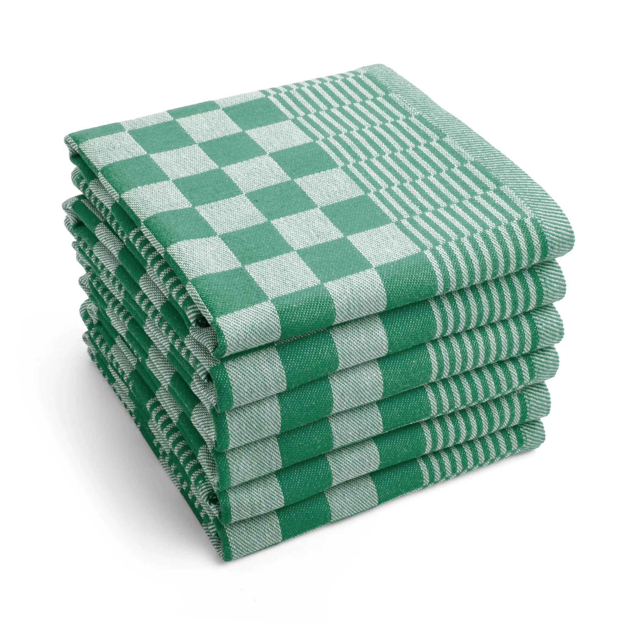 Byrklund Keuken- en Theedoeken set Clean Groen - 12 delig
