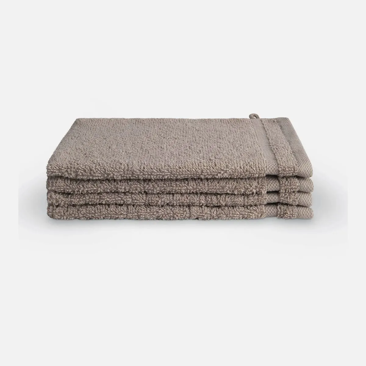Byrklund Washand 16x21 cm 500gram Taupe- 4 stuks